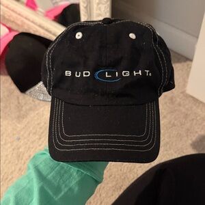 Bud Light Black Baseball Cap